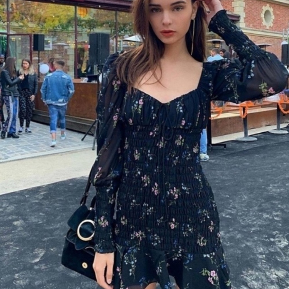 XS For Love and Lemons Dixon Mini Dress - Picture 8 of 9